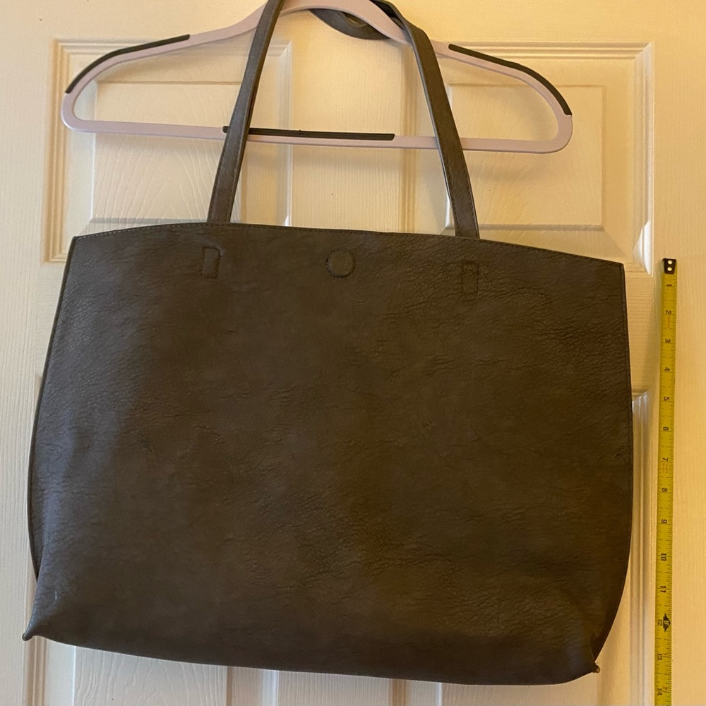 Gray Akira craft tote bag